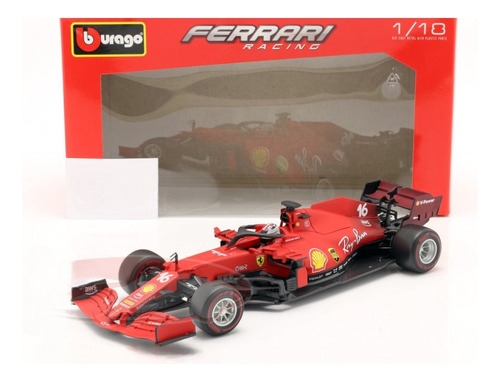 F1 Ferrari Sf21 #16 (2021) - Charles Leclerc (c/piloto) 1/18