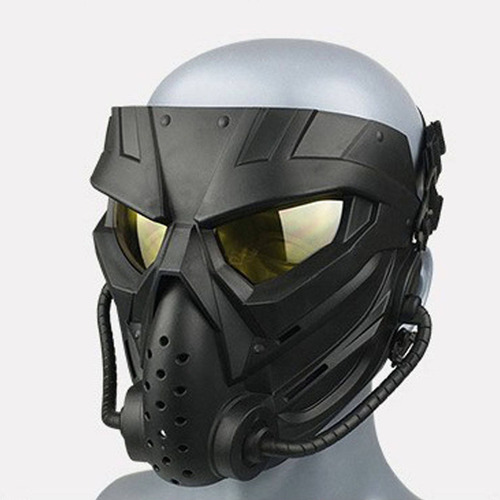 Imagen 9 de 12 de Máscaras Faciales Completas Juego De Caza Amarillo Negro