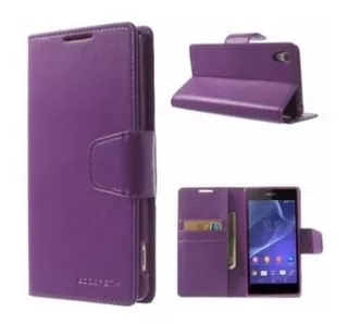 Funda Sonata Diary Mercury Sony Z1 , Z2 , Z3