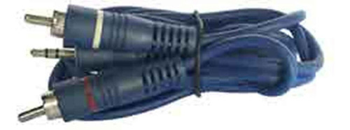 Imagen 2 de 5 de Cable Miniplug St A 2 Rca,90 Cm,lujo Hq ,alta Calidad