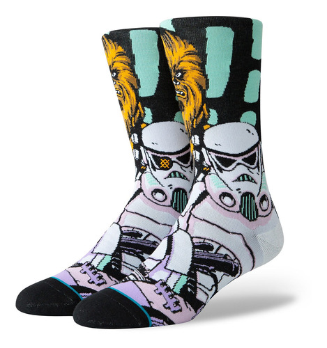 Calcetin Stance Star Wars Warped Chewbacca Hombre Multicolor