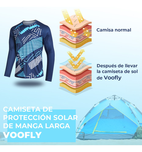 Camisas De Protección Solar Uv Upf 50+ Para Hombre Manga