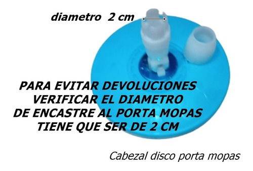 Imagen 5 de 8 de Repuesto Palo Para Mopa Centrifuga Giratoria (sin Cabezal)