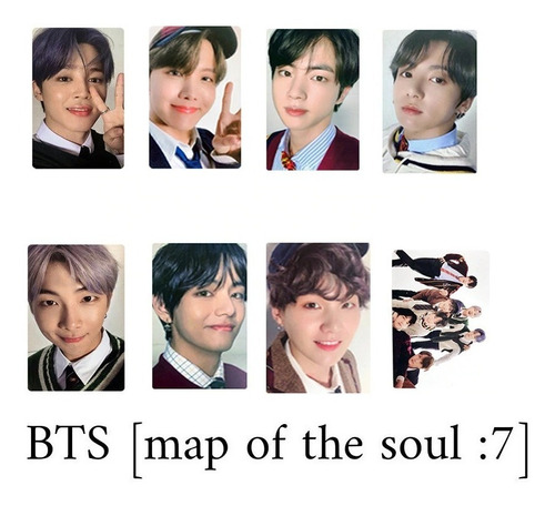 Bts Map Of The Soul 7 Photocards Group 8 Piezas Por Pack