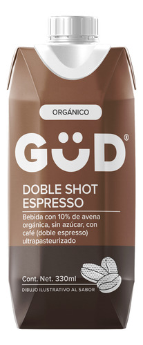 Café Doble Shot Expresso Sin Azúcar 330ml Gud