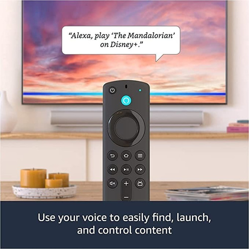 Imagen 4 de 8 de Fire Tv Stick 4k Max Wifi 6 Control Remoto Por Voz Gen 2021 Color Negro