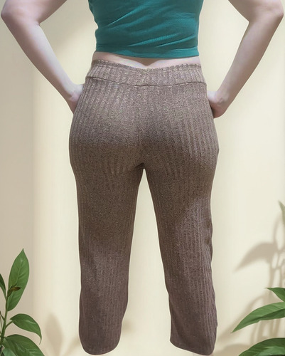 Pantalòn Palazzo De Lanilla Morley Con Bolsillos