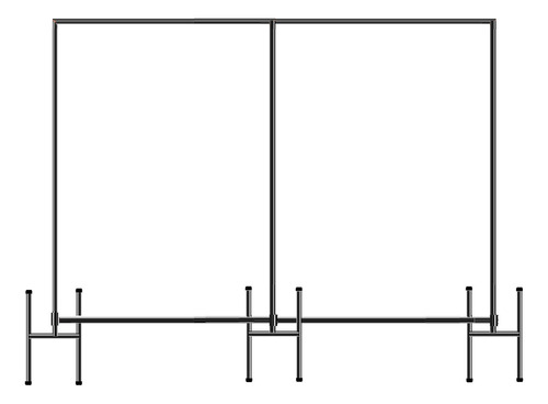 Estrutura 300x300 - 3 Pes Backdrop Suporte Banner