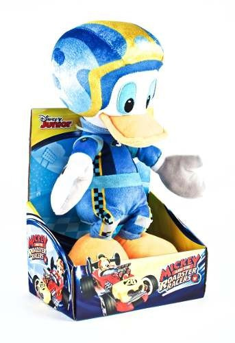 Donald Peluche 35cm Traje De Carreras Licencia Disney