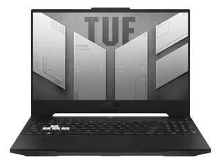 Laptop gamer Asus TUF Dash F15 2022 negra 15.6", Intel Core i7 12650H 16GB de RAM 512GB SSD, NVIDIA GeForce RTX 3050 Ti 144 Hz 1920x1080px Windows 11 Home