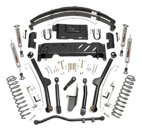 Kit Elevación 4.5 Pulgs C/brazo Largo Cherokee Xj 84-01 Rc