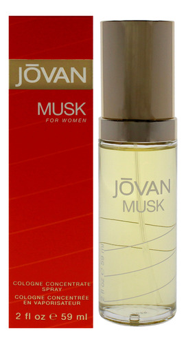 Colonia En Aerosol Jovan Musk De Jovan Para Mujer, 60 Ml