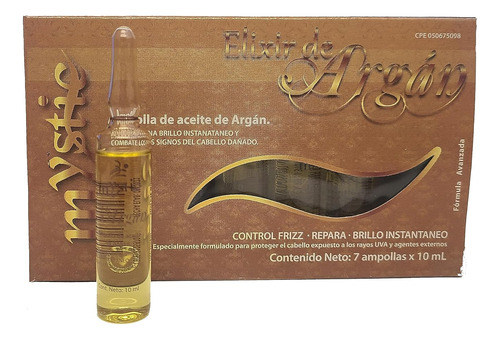 Kleravitex Mystic Argan Oil Ampoule: Fortalezca, Hidrato, Re