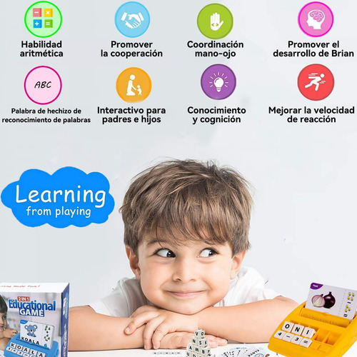 Juguetes Didácticos Números Y Letras 2 En 1 Material Educati