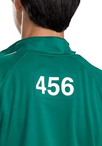 Disfarce Unissex Adulto Jogador De Jogo De Lula 456 Traje,