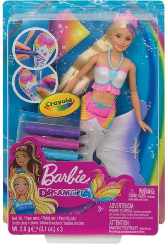 Muñeca Barbie Dreamtopia  Sirena Diseños Magicos Mattel