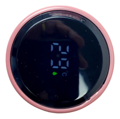 Garrafa Térmica Digital Squeeze Personalizado Nome Empresa Cor Rosa