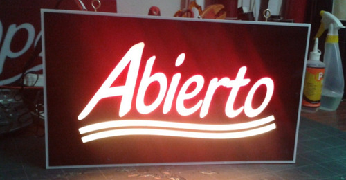 Imagen 6 de 7 de Avisos Luminosos Led De Abierto