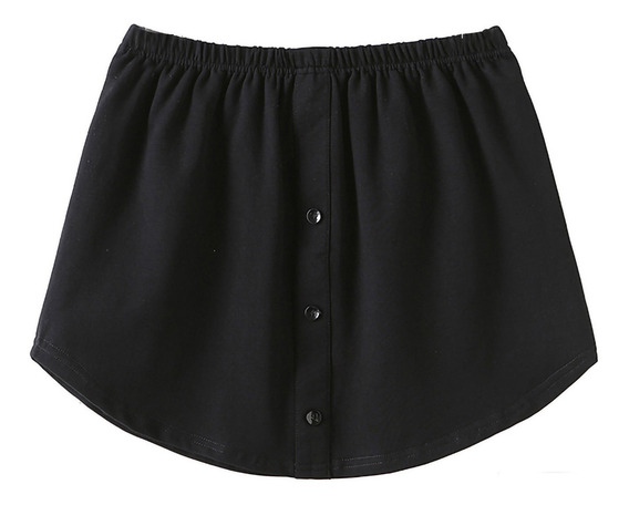 Falda De Mujer En Capas Con Estampado De Rayas Transparentes Falda De Mujer En Capas Con Estampado De Rayas Transparentes