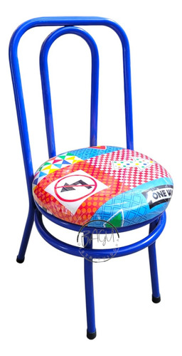 Comedor Infantil Mesa Plegable Con Sillas Azul Azul