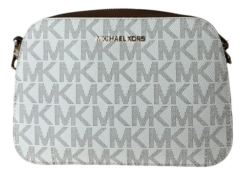 Michael Kor Bolso Crossbody Beige Jet Set Monogram Mujer Beige Lisa Oro Caffe