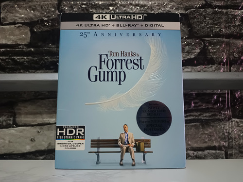 Película Forrest Gump 4k + Blu Ray
