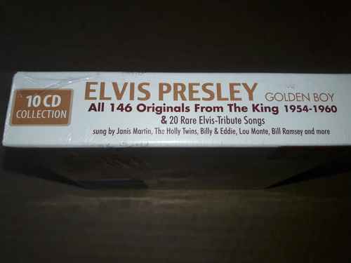 Elvis Presley - golden Boy All 146 Originals Box Set 10 Cds
