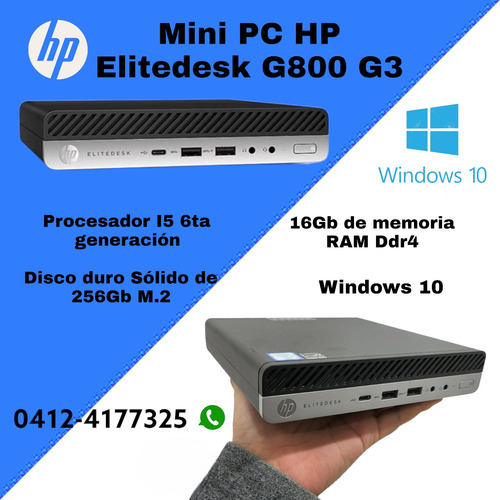 Mini Pc Hp Elitedesk G3 800