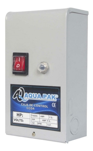 Caja De Control Aquapak 1/2 Hp 115v