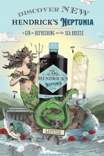 Gin Hendrick's + Hendrick's Neptunia + Hendrick's Flora Ador