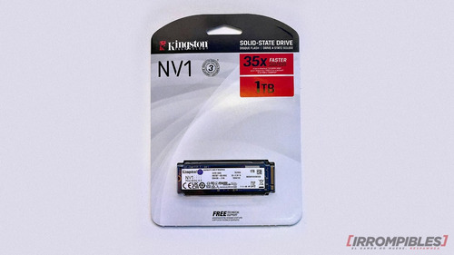 Disco Sólido Ssd Interno Kingston Nv2 Snvs/1tb Pc-laptop Color Negro