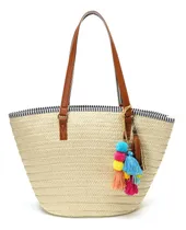 Comprar Bolsas De Playa De Paja Bolsa De Tote Bolsa De Verano 6bdhn