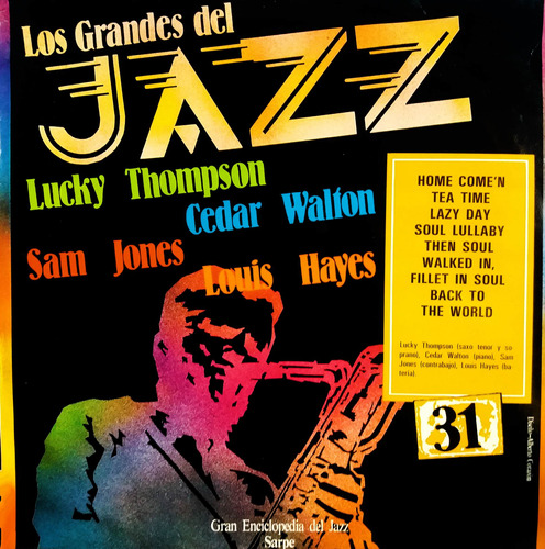 Los Grandes Del Jazz 31 - Lucky Thompson Lp