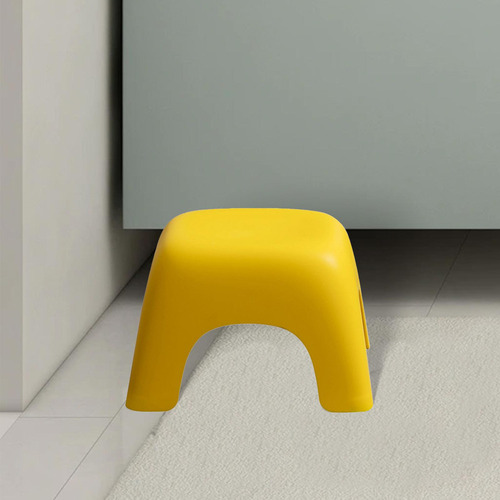 Nuevo Taburete Cuadrado Moderno Minimalista Amarillo