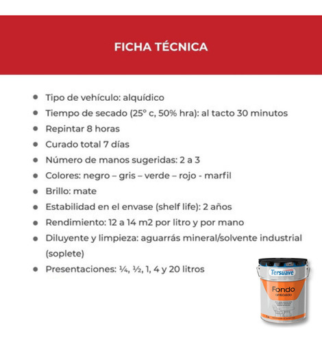 Fondo Antióxido Mate Tersuave para Metales Cromato de Zinc x 4 Litros Color Verde