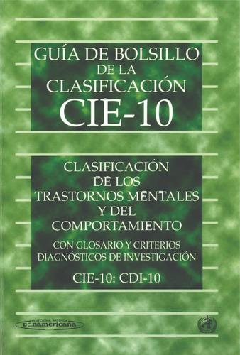 Guia De Bolsillo De La Clasificación Cie-10