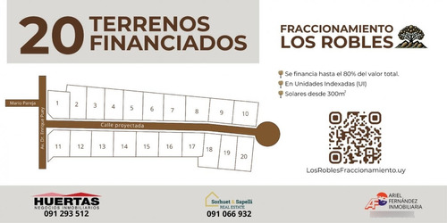 Venta Terreno  En Las Piedras