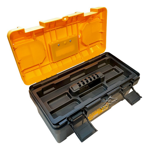 Caja Porta Herramienta Plástica 17 Pulgadas Con Candado 20mm