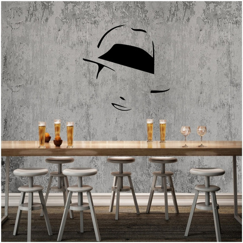 Carlos Gardel Adhesivo Vinilo Decorativo Pared