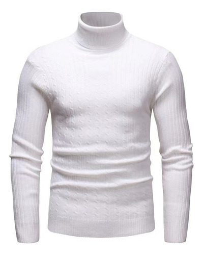 Sweater Cuello Alto Moda Comodo Hombre Invierno Tortug [u]