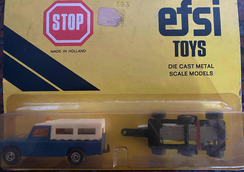 Efsi Toys Land Rover Trailer. Made In Holland