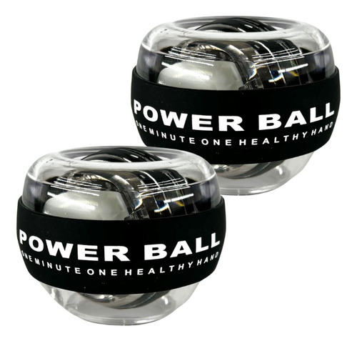 Power Ball Led Pro  Ejercitador Giroscópio  Pack Doble