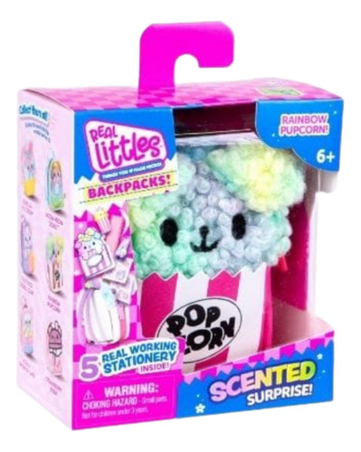 Mini Backpacks Real Littles Rainbow Pupcorn 5 Sorpresas
