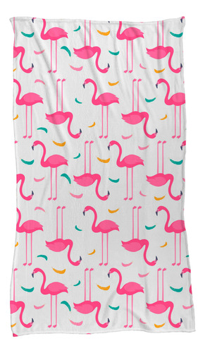 Cobija Frazada Patrones Varios Diseños Ligera Ultrasuave Flamingo Lisa