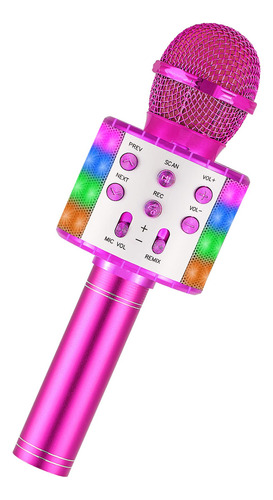 Micrófono De Karaoke Para Niños, Inalámbrico Bluetooth Portá