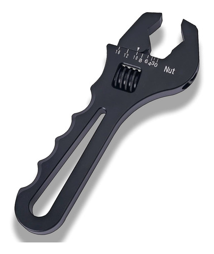 Llave Ajustable Aluminio Ligera Color Negro