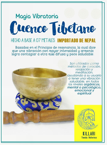 Cuencos Tibetanos De Nepal Hecho A Mano De 10 Cm Diametro