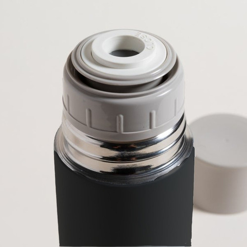 Termo Acero Inoxidable 750ml Diseño Bicolor Cg Color Negro - Gris