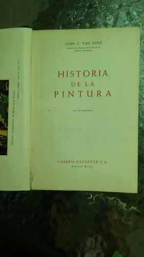 Historia De La Pintura / John C.van Dyke