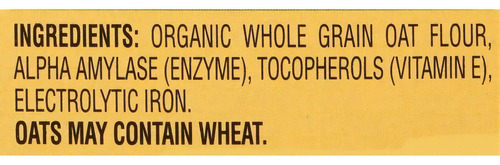 Earth's Best Cereal Avena Organica Comida Bebé 227g 3 Pack